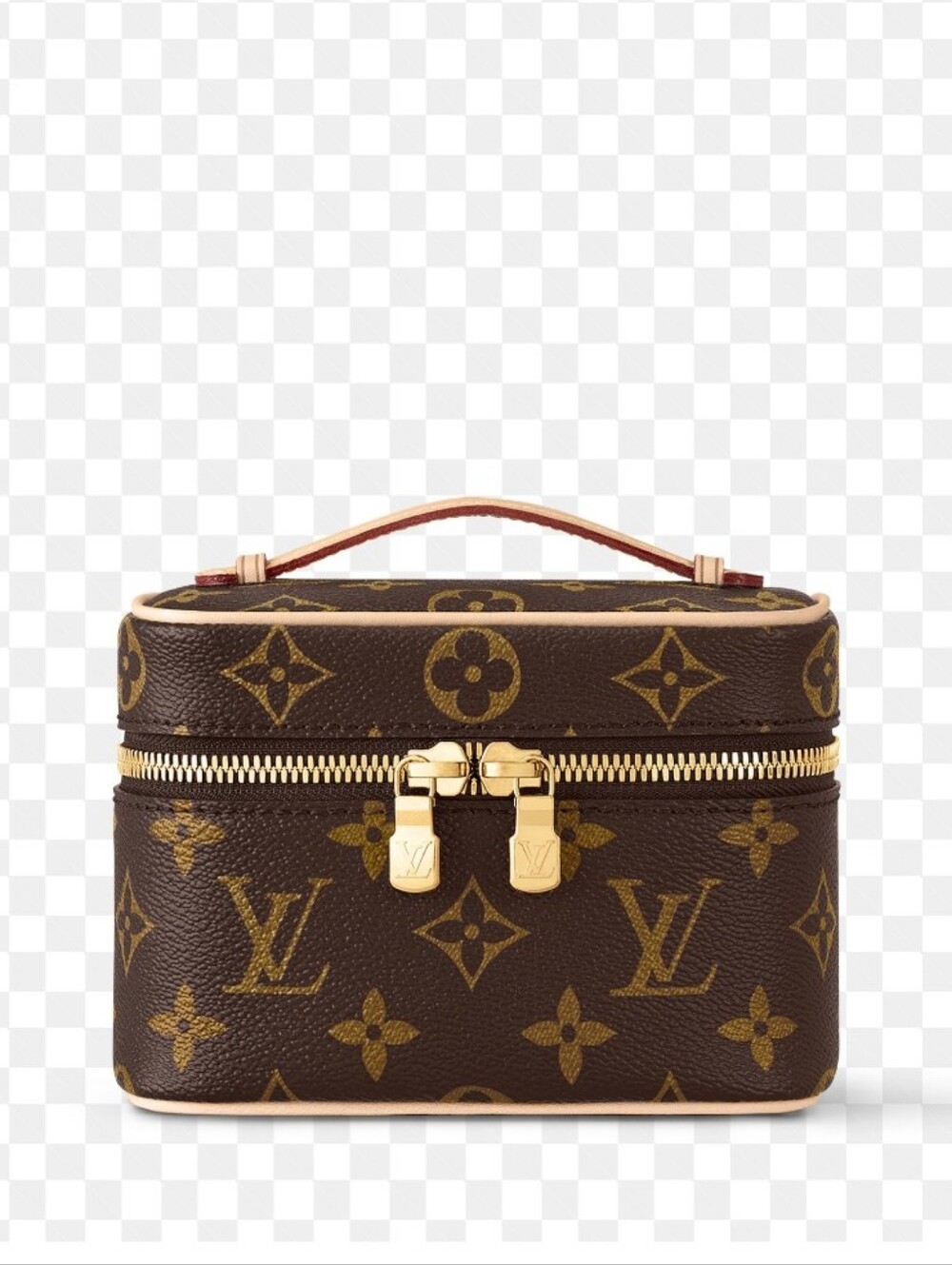 Super Mini Brown Monogram Ice Nano Vanity Case Crossbody